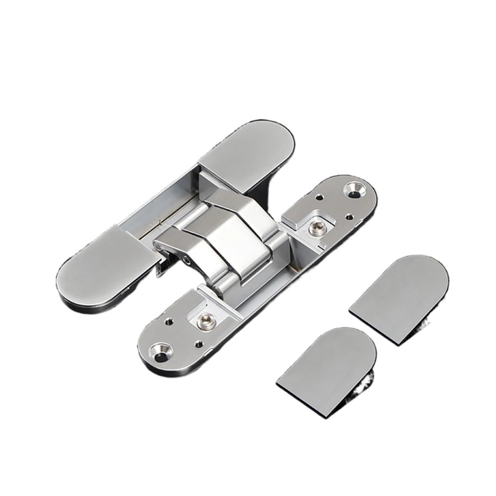 LZIKKGKI Invisible Door Hinges Hidden Door Hinges Hidden Adjustable Cross Wooden Door Outward Opening Hidden Door Hinges