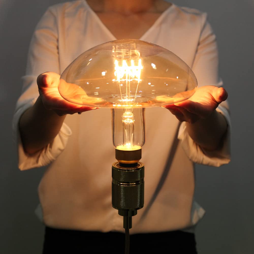 Vintage LED-Lampen 4W dimmbar unregelmäßig geformte 220 / 240V Edison Schraube E27 Basis Spezialität dekorative antike Glühbirne (Mushroom)
