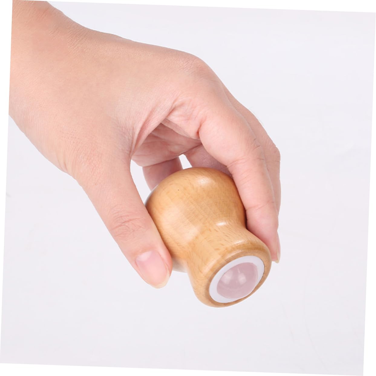 SHERCHPRY 5pcs Jade Facial Massage Roller for Neck and Face Care Portable Skin Roller Tool for Eye Puffiness Relief Compact Design for Easy Storage and Use