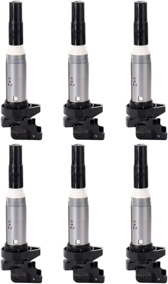 ECCPP ignition coil coils UF667 PACK OF 6,for X6 3.0L 2011-2017,for X5 3.0L 2011-2017,for X4 3.0L/2.0L 2015-2017,for 535i GT 3.0L 2010-2017 UF667 C1795 IC09112
