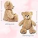 Imagen de LotFancy Oso de Peluche Animal de Peluche Oso Peluche 38cm Marrón Claro Día de San Valentín