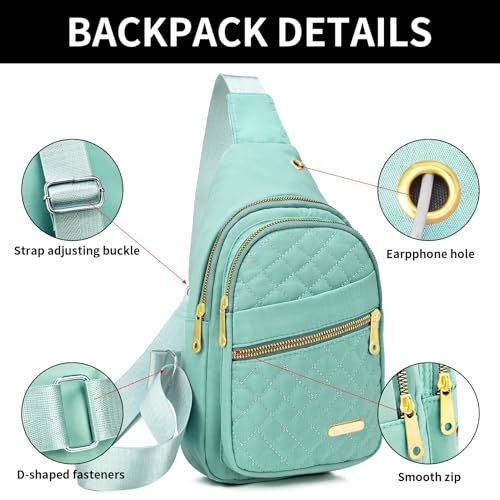 Image of Aisijimo Small Sling Bag For Women Men Casual Crossbody Sling Backpack | Small