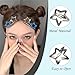 Drnytunk Star Hair Accessories - 50Pcs Colorful Metal Non-Slip Snap Hair Clips and Barrettes for Girls and Women