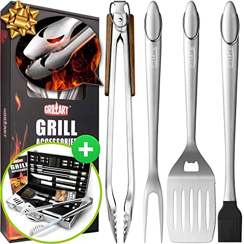 GRILLART set 23 piezas de herramientas para parrilla
