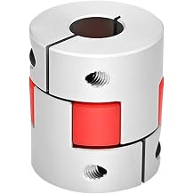 Upgrade D25*L30 Flexible Shaft Coupling 8mm to 10mm Aluminium Plum Connector Flexible Coupler for 3D Printer CNC Machine and Servo Stepper Motor