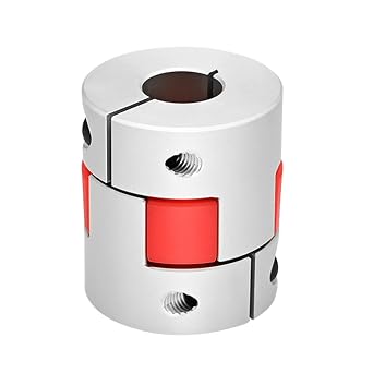Upgrade D20*L25 Flexible Shaft Coupling 10mm to 10mm Aluminium Plum Connector Flexible Coupler for 3D Printer CNC Machine and Servo Stepped Motor