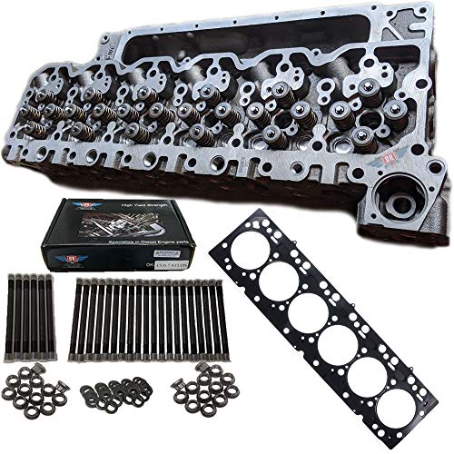 DK 6.7L Cummins Cylinder Head with Valves, Gasket & Studs