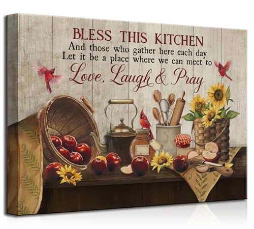 Kitchen Canvas / 16"L x 12"W