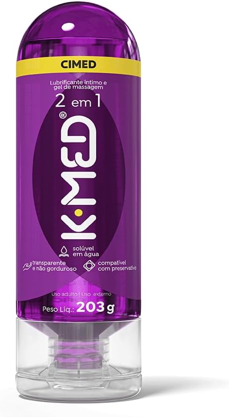 KMED Lubrificante Íntimo E Gel De Massagem K-Med - 200Ml | Amazon.com.br