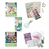 PAAS Easter Egg Decorating Bundle, Includes 1 Deluxe Kit, 1 Cosmic Egg Dying Kit, and PAAS Whiskers for Easy Egg Dying, Food Safe Dye for Family Easter Activity (3 Piece Bundle)