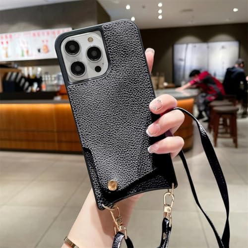 Étui iPhone 14 avec cordon bandoulière pour garder les mains libres