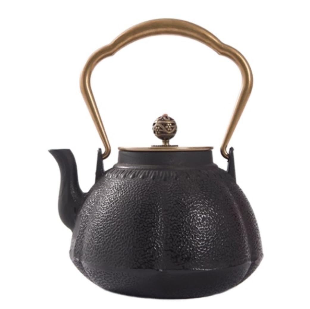 Tetera Teapot Teteras 1200ML/1.2L Retro Tetera De Hierro Fundido Tetera Japonesa Pintada A Mano Tetera Creativa Tetera Infusiones