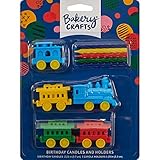 DalvayDelights Train Candle Holder Birthday Party Candles Topper Bakery Crafts Supply