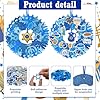 Yeaqee 448 Pcs Hanukkah Foam Stickers Set Chanuka Wreath Decorations Self Adhesive Glitter Menorahs Candles Hexagram Star Shape Foam Sticker Photo Frames Decorate for Hanukkah Party Supply Crafts #2
