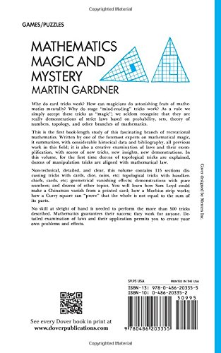 My Best Mathematical And Logic Puzzles (Dover Recreational Math) + Mathematics, Magic And Mystery (Dover Recreational Math) (Set of 2 Books) - Image 7