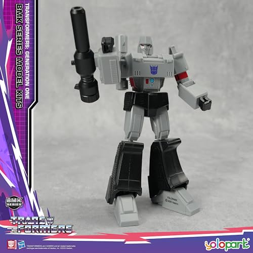 YOLOPARK Transformers Toys 4-Pack G1 Optimus Prime,Megatron,Bumblebee,Starscream Action Figures,BMK Series Transformer Toys for Kids,No Converting