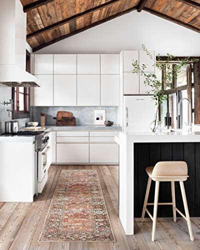 Loloi II Layla Collection LAY-02 Spice/Marine, Traditional 2'-6" x 9'-6" Runner Rug