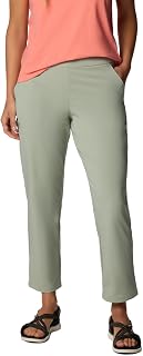 Columbia Womens All Seasons Pull-On Pant, Safari, Large Short