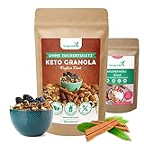 cereales sin azucar para niños 😍 BAJO EN CARBOHIDRATOS, PALEO Y VEGANO - Evitamos por completo la adición de cereales o soja y, en su lugar, apostamos por ingredientes de alta calidad, sabrosos y saludables. Nuestro muesli bajo en carbohidratos también es 100% vegano, Paleo, sin gluten, sin lactosa y sin soja.