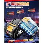 Cordless Impact Wrench - 590Ft-lbs (800N.m) Brushless 1/2 inch Impact Wrench, 3300RPM High Torque Impact Gun, 2x 4.0Ah Battery, Charger & 7 Sockets, Power Impact Wrench for Car Home - Image 4