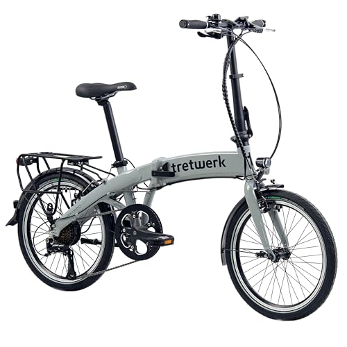 TRETWERK 20 Zoll E-Bike Klapprad - Akimbo - Faltrad Pedelec mit 8 Gang...