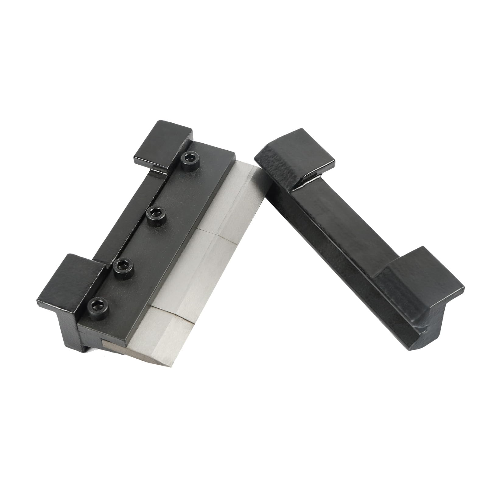 KAKA INDUSTRIAL Vise Mount Metal Brake Bender,5-Inch(125mm) Magnetic Vise for 14Ga. (2mm) Steel & 1/8" Aluminum, Quick-Release for DIY Metalworking &