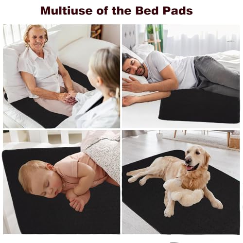 Tapis de lit réutilisable pour incontinence et alèse lavable imperméable grand format - 5