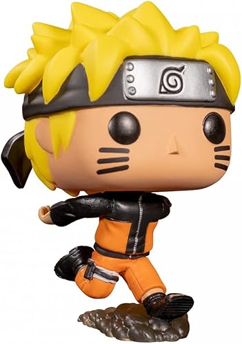 Miniatura 3 de POP Naruto Shippuden - Figura de vinilo de Funko de Naruto Uzumaki (Running) (incluye funda protectora de caja compatible), multicolor, 3.75 pulgadas
