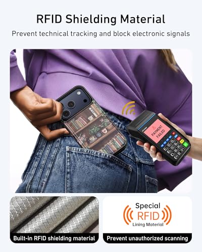 Étui portefeuille iPhone 17 Pro Max anti-piratage RFID et anti-chute - 7