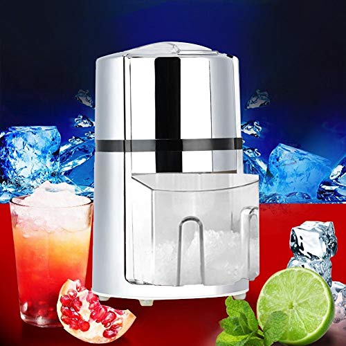 KSTE KSTE Portable Hand Crank Manual Ice Crusher Round Household Shaver Snow Cone Maker Kitchen Tool