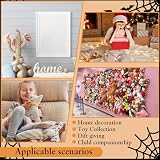 GUOYOU Niedliches Cartoon Spinne Kuscheltier Flauschiges Heimdekoration 20 cm Weiche und Realistische Halloween Plüschtier mit Großen Augen Stofftier Geschenk für Erwachsene Und Kinder