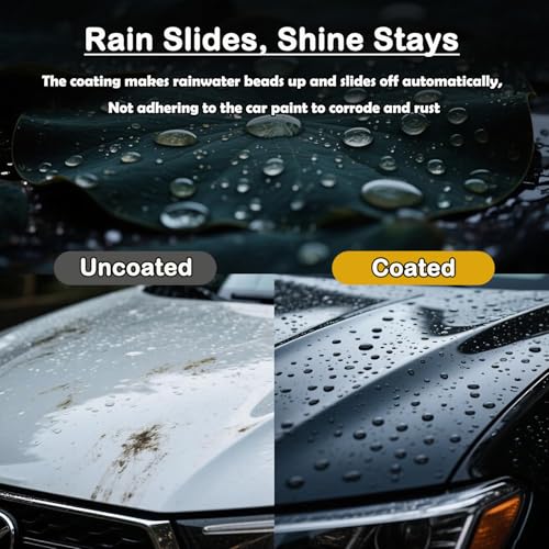 Quick Effect Coating Agent, Ceramic Coating Spray for Car Wax Polish Paint Scratch Repair Spray, Automotive Gloss & Shine Stuff Detailing Supplies, Adds Extreme Gloss, Depth, Shine & Protection-120ml - Thumbnail 4