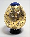 h 9 cm Oeufs décorés en or carats avec des émaux comme l\'ancien verre de Murano Murano Made In Italy