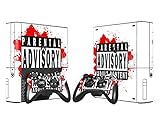 This set includes stickers for all sides of the console, plus 2 skins for the controller.