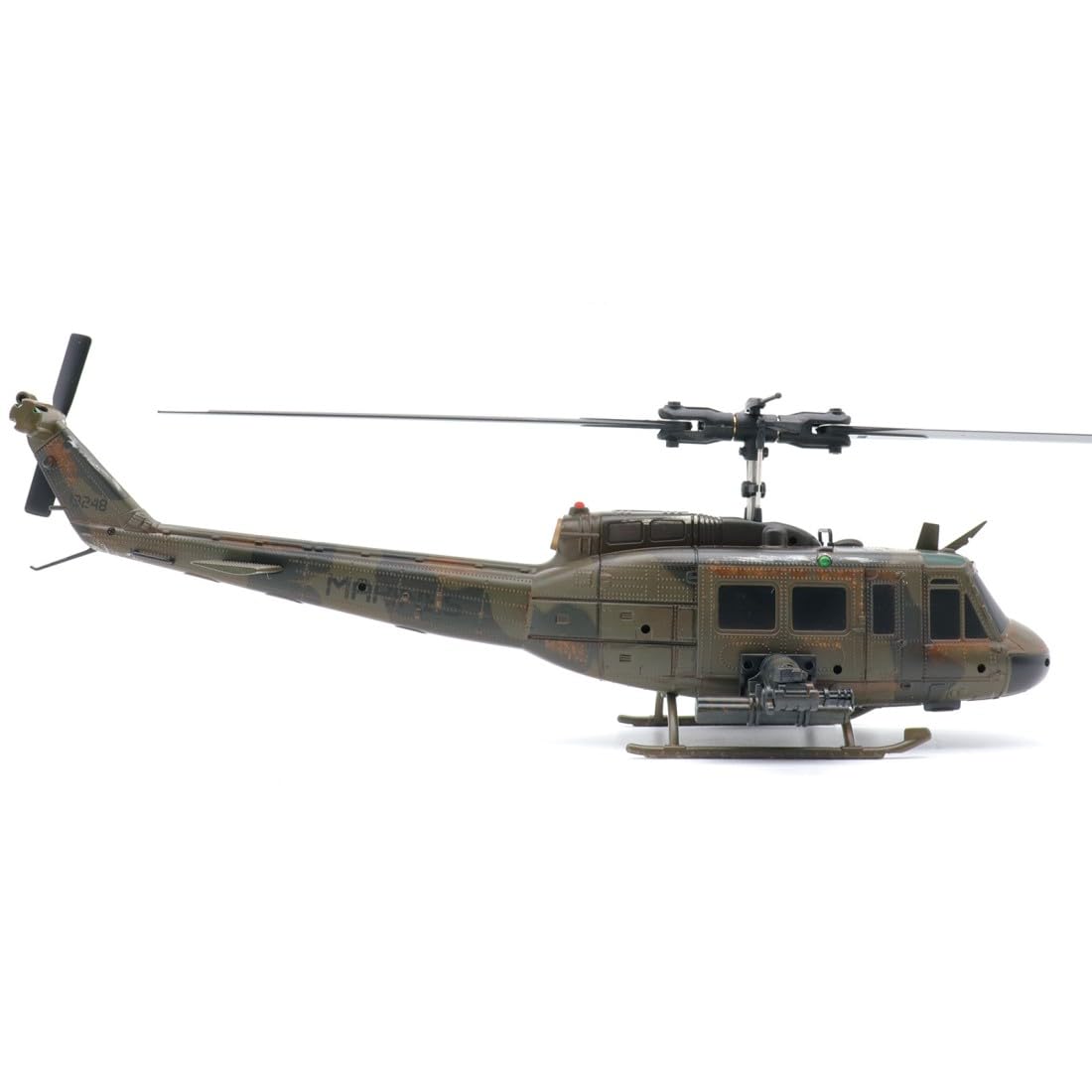 1/48 RC ERA C032 UH-1 Huey 6-Kanal RC Hubschrauber ohne Paddel, Optical-Flow-Positionierung, Handbemalte Limited Edition, Maßstabsgetreues Militärmodell(2 Batterien)
