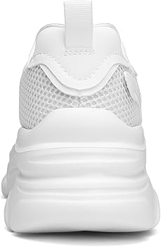 Zapatillas Mujer Casuales Zapatos Deportivos Tranpirables con Plataforma de 6.35cm con Suela Ligera de EVA2