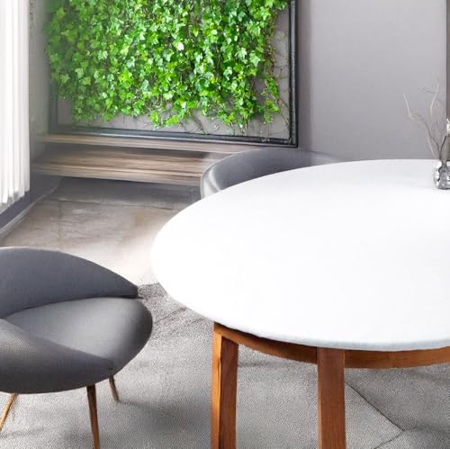 Home Tresor Copritavolo in Feltro SottoTovaglia Proteggi Tavolo Mollettone Rotondo