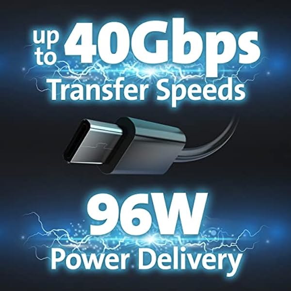 Kensington Dockningsstation SD5560T Med Thunderbolt 3 Och USB-C Dual 4K, Med 96W Power Delivery, Lätt Att Installera, Universell Docking Station För Windows Och macOS, För 2 Skärmar, (K37010EU)