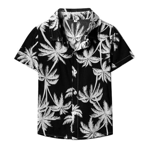 Chemise d'été boutonnée légère pour homme et enfant look de plage
