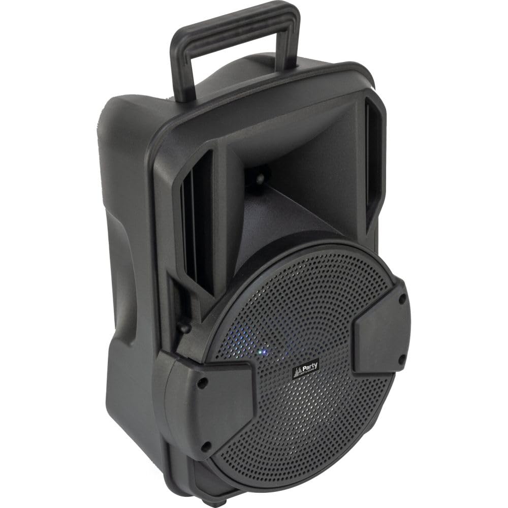 PARTY PARTY-MOBILE8-SET LED BELEUCHTETE 8" AKTIVBOX MIT STATIV & MIKROFON