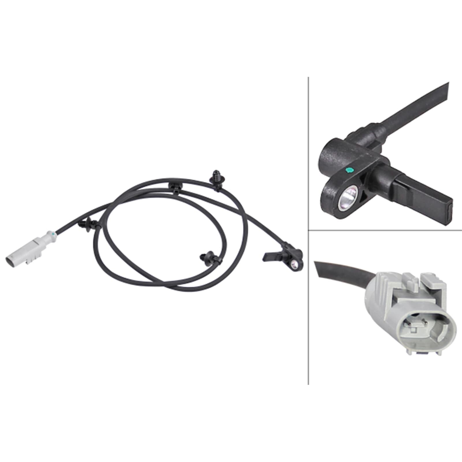 2x ABS-Sensoren Raddrehzahl hinten li+re | 30164 + 30163 Kompatibel mit Viano (W639),Vito / Mixto Kasten (W639),Vito Bus (W639)