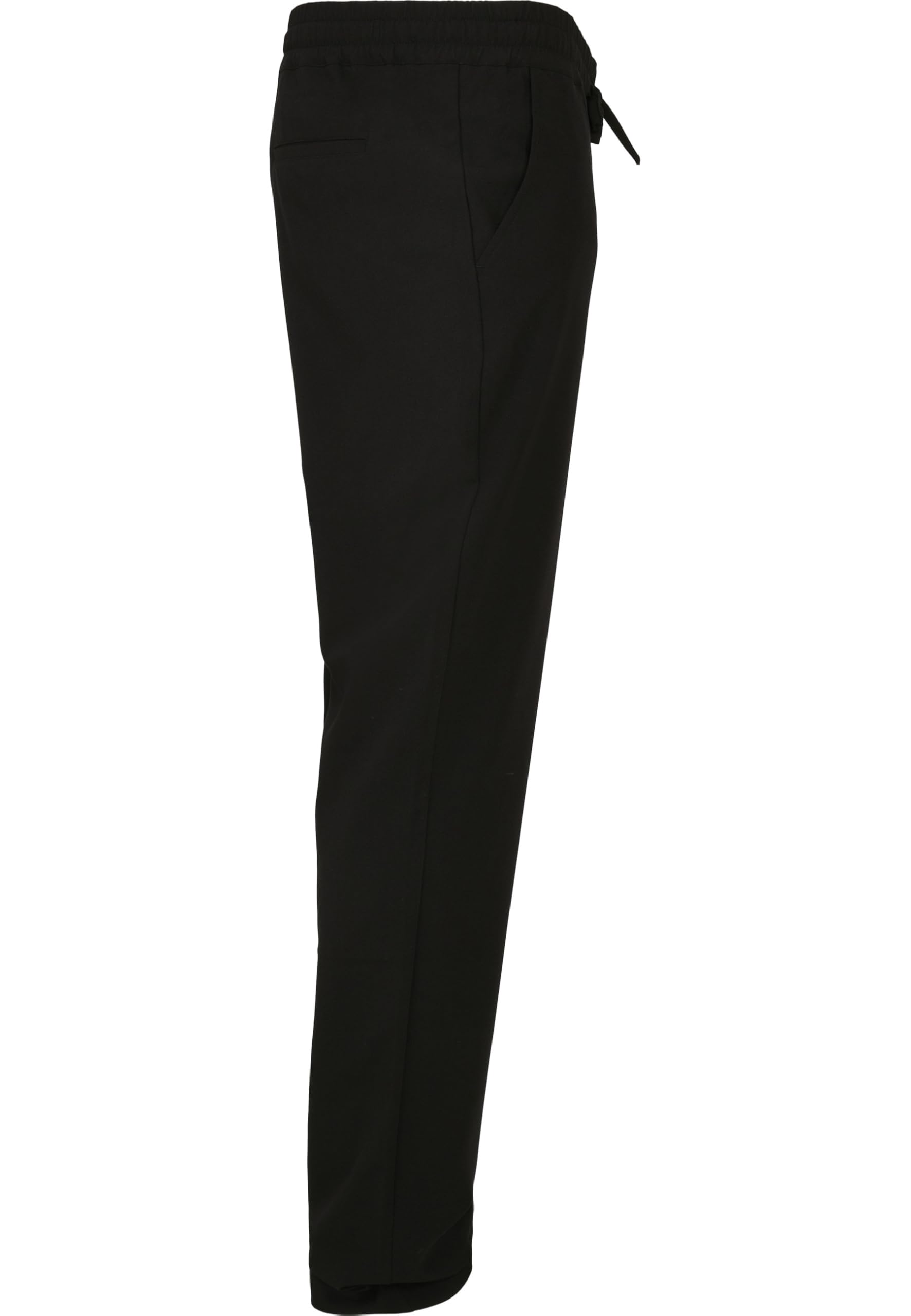 URBAN CLASSICS Pantalones de tela para hombre, elegantes pantalones de algodón con bolsillos traseros y laterales, cintura con elástico y cordón, tallas de XS a 5XL