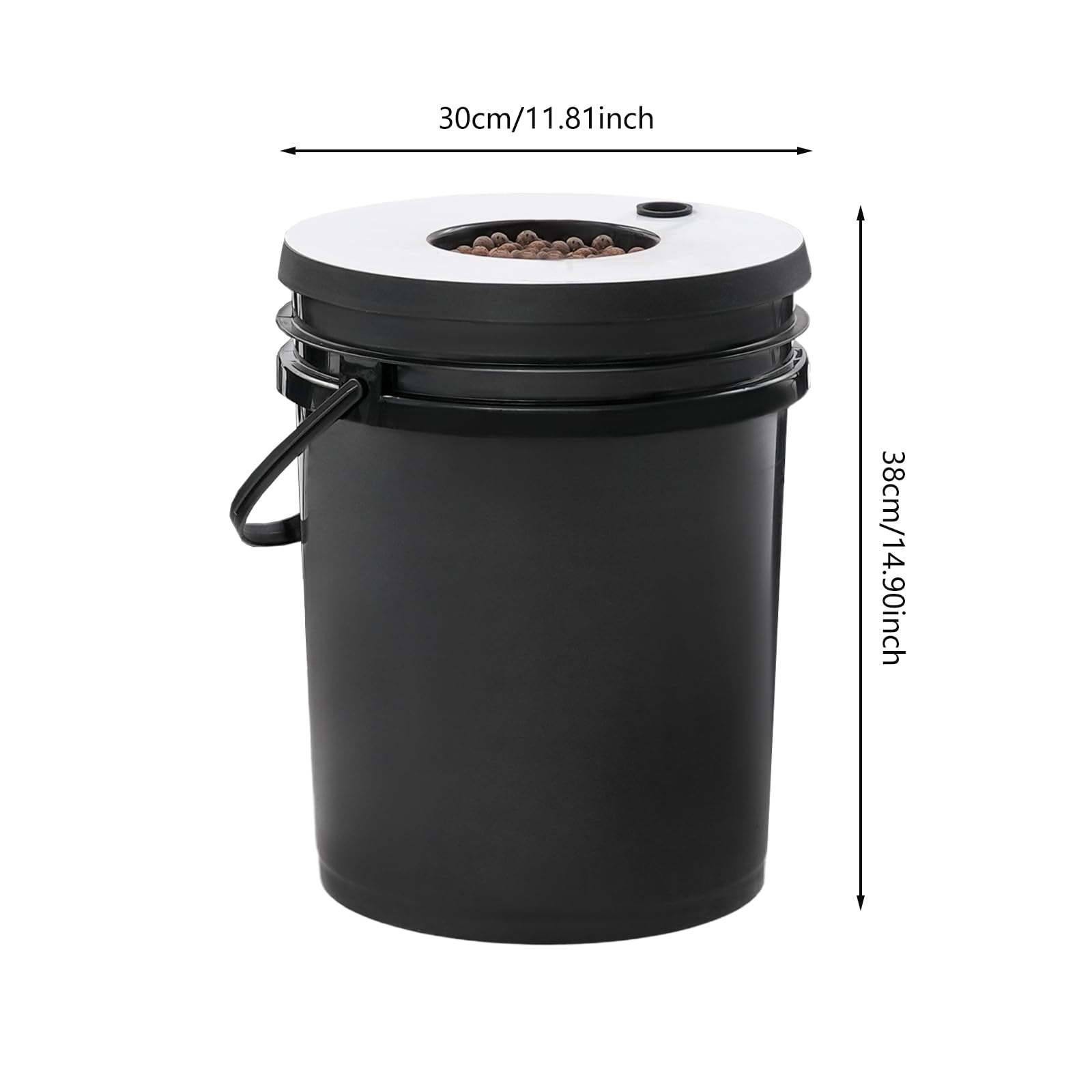 Kit de Culture hydroponique - Système de Culture hydroponique - 4,4 gallons - Pompe à air - Kit de Culture hydroponique pour l'intérieur et l'extérieur