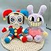 eamve 2PCS Amazing Digital Circus Plüschtier,11 Zoll Cute Amazing Pomni und Jax Plüsch Plüschtier Figur Puppe,The Amazing Circus Plüsch Puppe Plüsch-Kissen für Fans Geschenk,Geburtstag Weihnachten 11 Zoll günstig Kaufen-eamve 2PCS Amazing Digital Circus Plüschtier,11 Zoll Cute Amazing Pomni und Jax Plüsch Plüschtier Figur Puppe,The Amazing Circus Plüsch Puppe Plüsch-Kissen für Fans Geschenk,Geburtstag Weihnachten