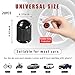 Ziciner 20 PCS Tire Valve Stem Caps, Plastic Car Tyre Valve Cap with O Rubber Seal, Dustproof Airtight Seal Wheel Stem Covers, Universal Accessories for Cars, SUVs, Bicycles,Trucks (Black)