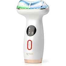 Cold Heat Facial Massager,7 Color Red Light Therapy Face Neck Lift Sculpt Device,Hot Electric Gua Sha Tool &amp; Cooling Depuffing Wand,for Skin Care,Contouring,Firming