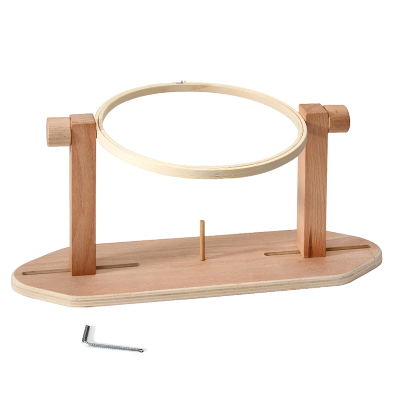 Wood Craft Frame Holder for Sewing Projects with Smooth Surfaces Wooden Embroidery Stand
