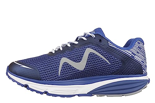 MBT Colorado X Zapatillas de Deporte para Mujer Estilo Moderno. Deportivas para Correr Anatómicas y Cómodas. Calzado Fisiológico Confort y Estabilidad con Suela Curva. Sneakers Running. Color Azul