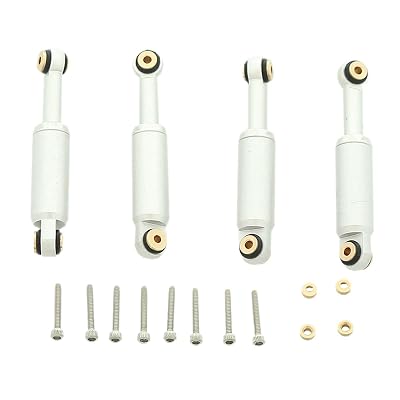 JAZZY PEARLS Upgrade Oil Filled Shock Absorber for Axial 90081 RC Crawler Car Hobby Model Silver