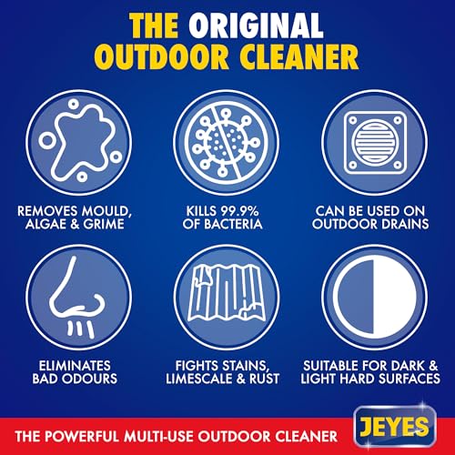 Jeyes Fluid Outdoor Cleaner (5 Litre). Multi Use Disinfectant Liquid - Kills 99.9% Bacteria, Patio Cleaner Fluid for Greenhouses, Paths, Pet Housing - Tackles Dirt, Rust & Limescale - Protects Family - Image 7